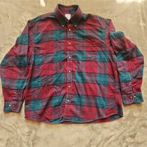 Brooks Brothers Men XL 1818 Regent Cran/dark green and red
